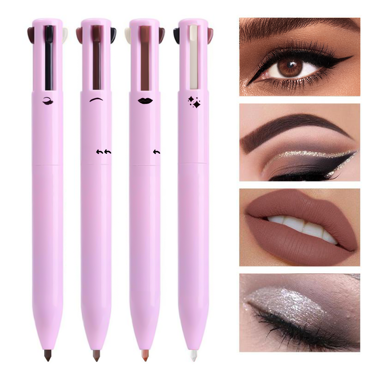 💄 Lápiz de maquillaje  4 en 1 + ENVIO GRATIS 🚚