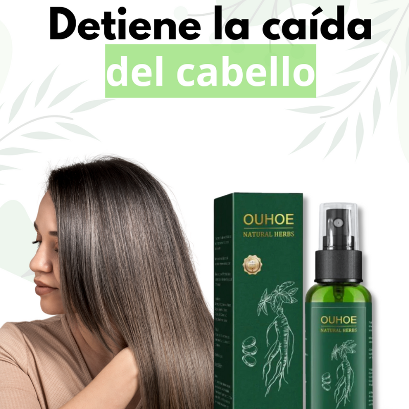🌿 OUHOE - Spray para el crecimiento capilar ✨ + ENVIO GRATIS 🚚
