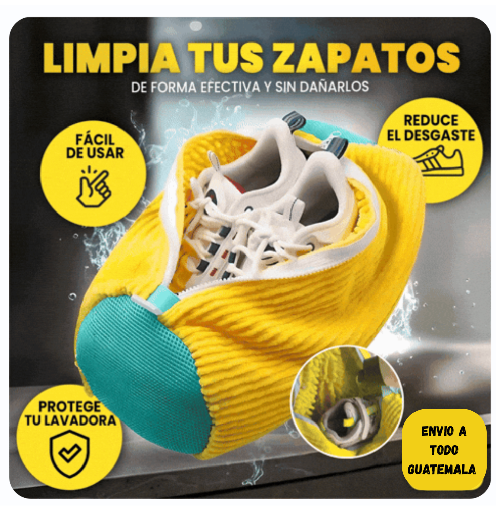 LAVAZAP 🧼 👟 - Bolsa resistente para lavado zapatos en lavadora + ENVIO GRATIS 🚚