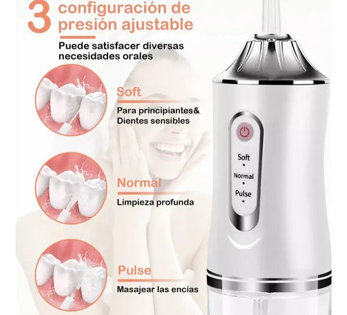 IRRIGADOR ORAL RECARGABLE 🦷🪥 + ENVIO GRATIS 🚚