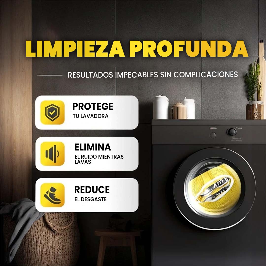 LAVAZAP 🧼 👟 - Bolsa resistente para lavado zapatos en lavadora + ENVIO GRATIS 🚚
