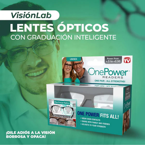 🤓 👓  ÓPTICOS CON GRADUACIÓN INTELIGENTE - ONEPOWER + ENVIO GRATIS 🚚
