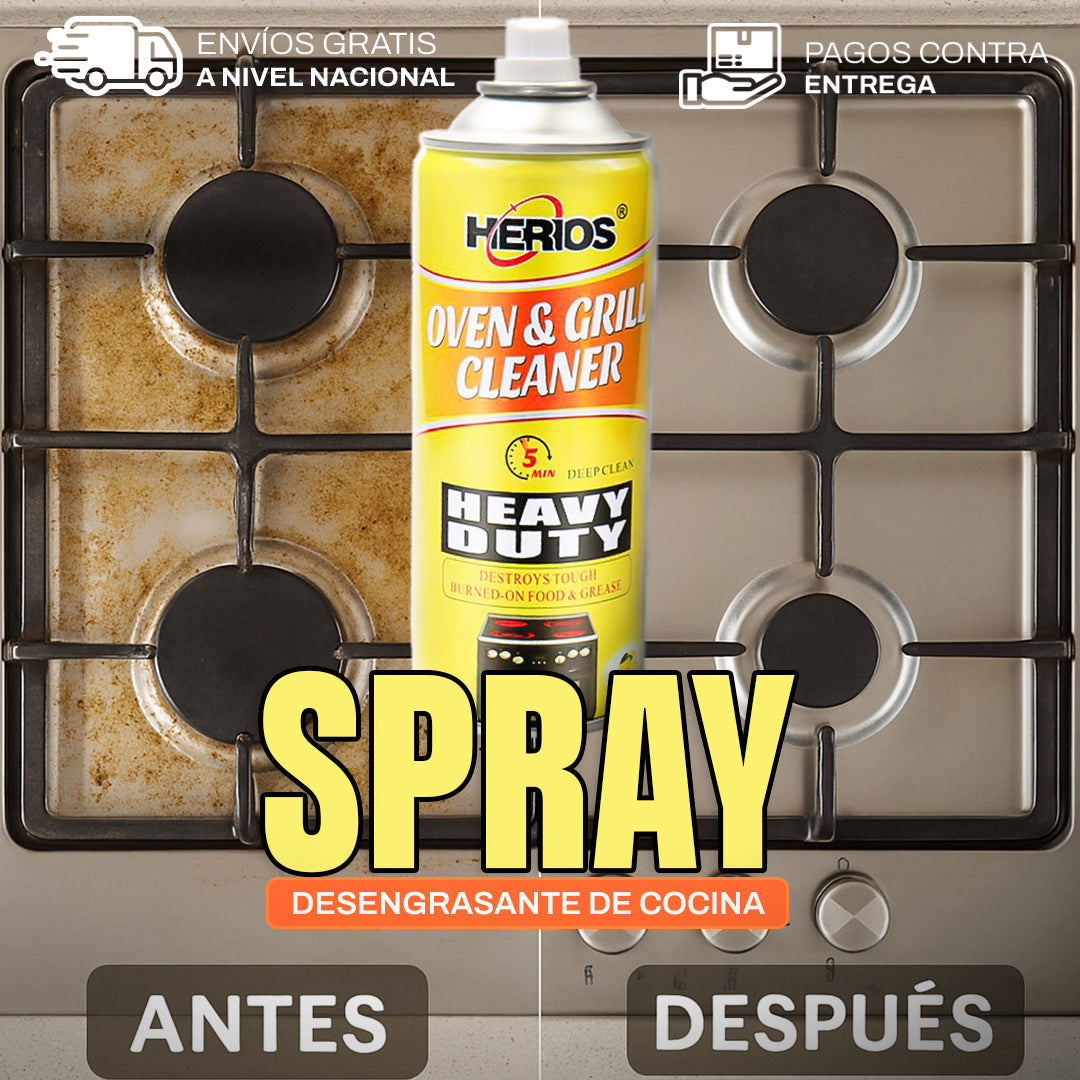 Herios® Spray Desengrasante 🧽 🔥 + ENVIO GRATIS 🚚